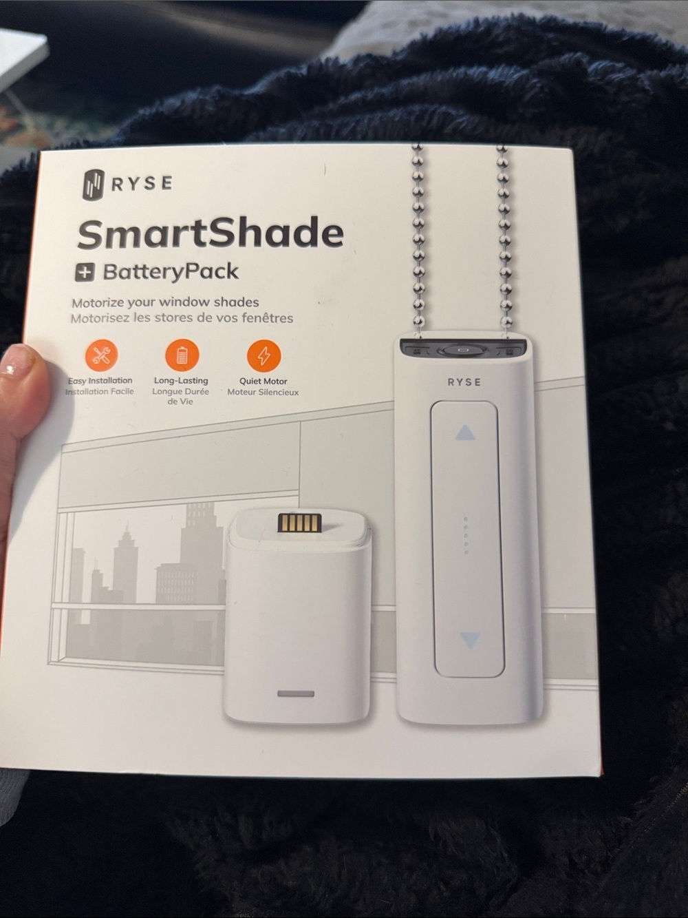 Ryse SmartShade with battery Pack window shade motor for window blind automation - Picture 5 of 8